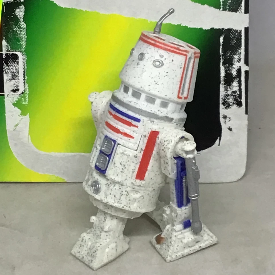 Vint 1997 Star Wars POTF R5-D4 W/ Original Concealed Missile Launcher + Cardback - Image 3 of 4