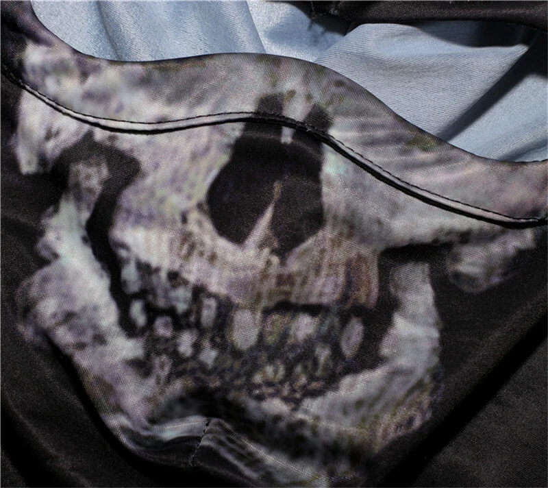 Game Call of Duty Modern Warfare 2 Skull Mask Full Face Helmet Hood Cosplay Prop - Image 3 of 4