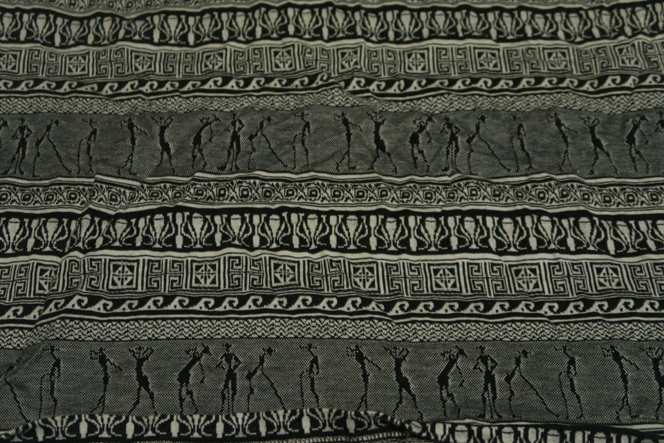 Descente Golf Kiawah Ocean Course Polo Men's 2XL Hieroglyph All Over Print Black - Image 2 of 4