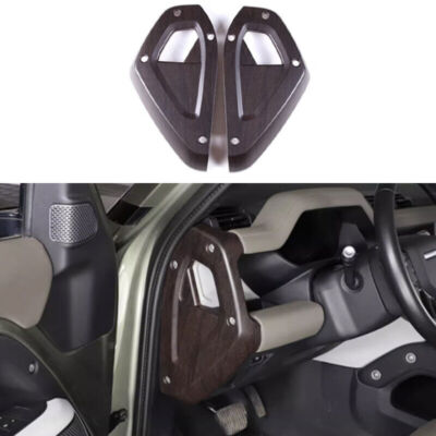 Oak Grain Console Instrument Side Cover Trim For Land Rover Defender 2020-2024