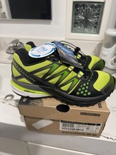 Scarpa Salomon XR CROSSMAX trekking/trail running verde fagiolo/nero nuova con etichette WMN 7