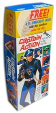 Ideal CAPTAIN ACTION PARACHUTE OFFER BOX for 12" Action Figure BOX ONLY