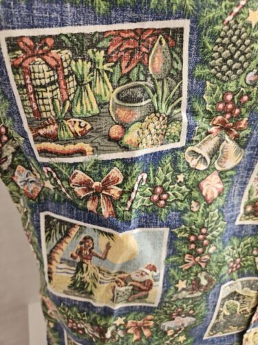 Reyn Spooner Mele Kalikimaka 2015 Ltd Ed Christmas Aloha Shirt Men Size L Eddy Y - Picture 2 of 9