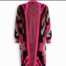 Torrid Vegan Cashmere Coatigan Sweater Plus Size 4 4X 26 #D88430