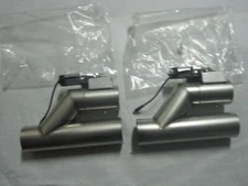 2 QTY Control Valve ONLY 3" Double Electric Exhaust Single STAINLES STEEL Y pipe