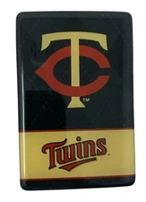 MLB Minnesota Twins Fridge Magnet, Brown, One Size