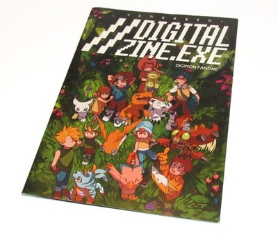 Digital Zine. Exe Digimon Fanzine Soft Cover Artbook