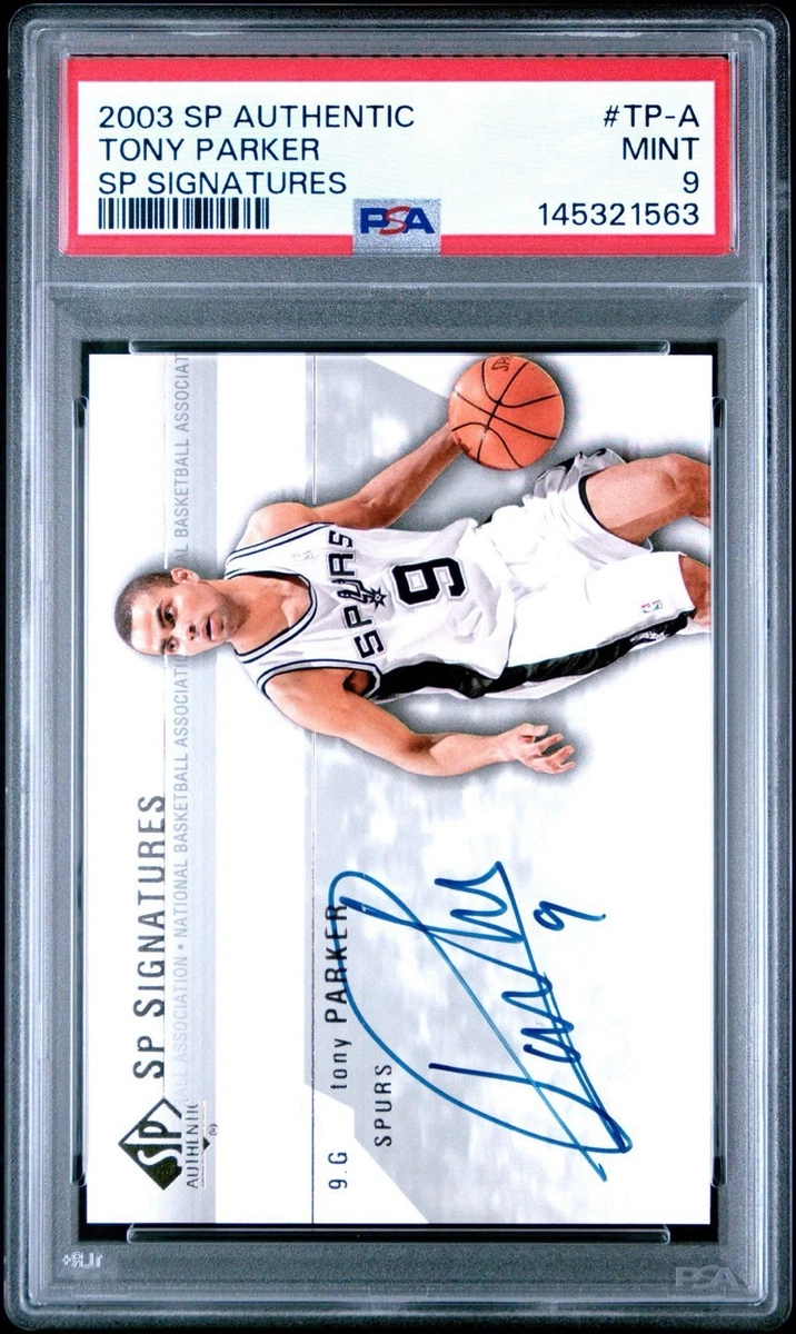 Tony Parker Basketball Autographed Sports Trading Cards