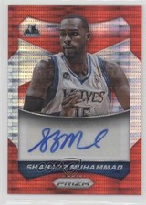 2014-15 Panini Prizm Auto Red Pulsar Prizm /149 Shabazz Muhammad #33 Auto 0v1