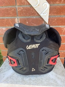 Leatt Fusion 2.0 Junior Chest Neck Body Protector Vest Size S/M Black