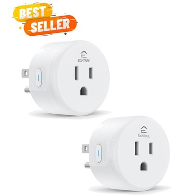 Smart Plug, Smart Home WiFi Outlet Compatible with Alexa & Google Home, Smart...