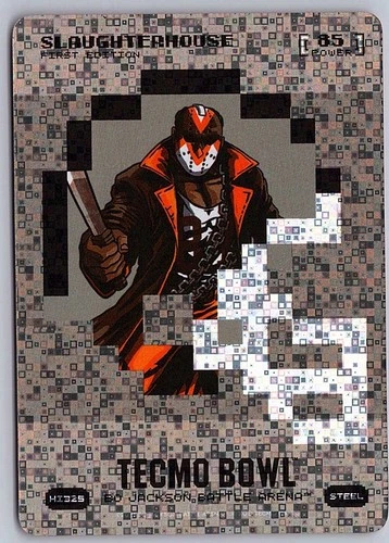 Bo Jax Battle Arena Tecmo Bowl - Helmet Icon Steel Slaughterhouse HI325