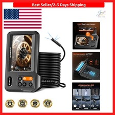 Waterproof Borescope with Long 16.4ft Cable & Crystal Clear 1080p Imaging