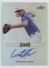 2017 Leaf Perfect Game All-American Classic Metal Silver Triston Casas Auto uk2