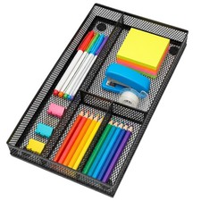Desk Drawer Organizer Tray,Drawer Organizer for Office and Home,Desk Organize...