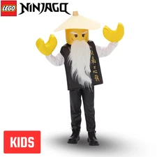 Master Wu LEGO Ninjago Kids Sensei Costume – Dress Up & Cosplay Christmas Gift