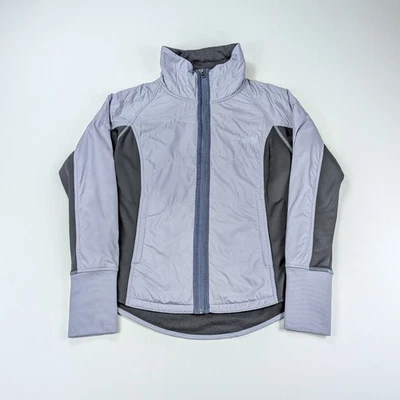 The North Face Damen Hybridjacke Steppfleece Größe M Sport Lila/Schwarz - Bild 1 von 4