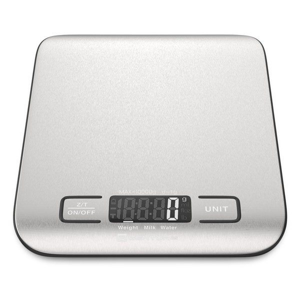 KüChenwaage Digital Edelstahl Lcd 10Kg Mit 1G Messung Elektronische Kochwaage-image