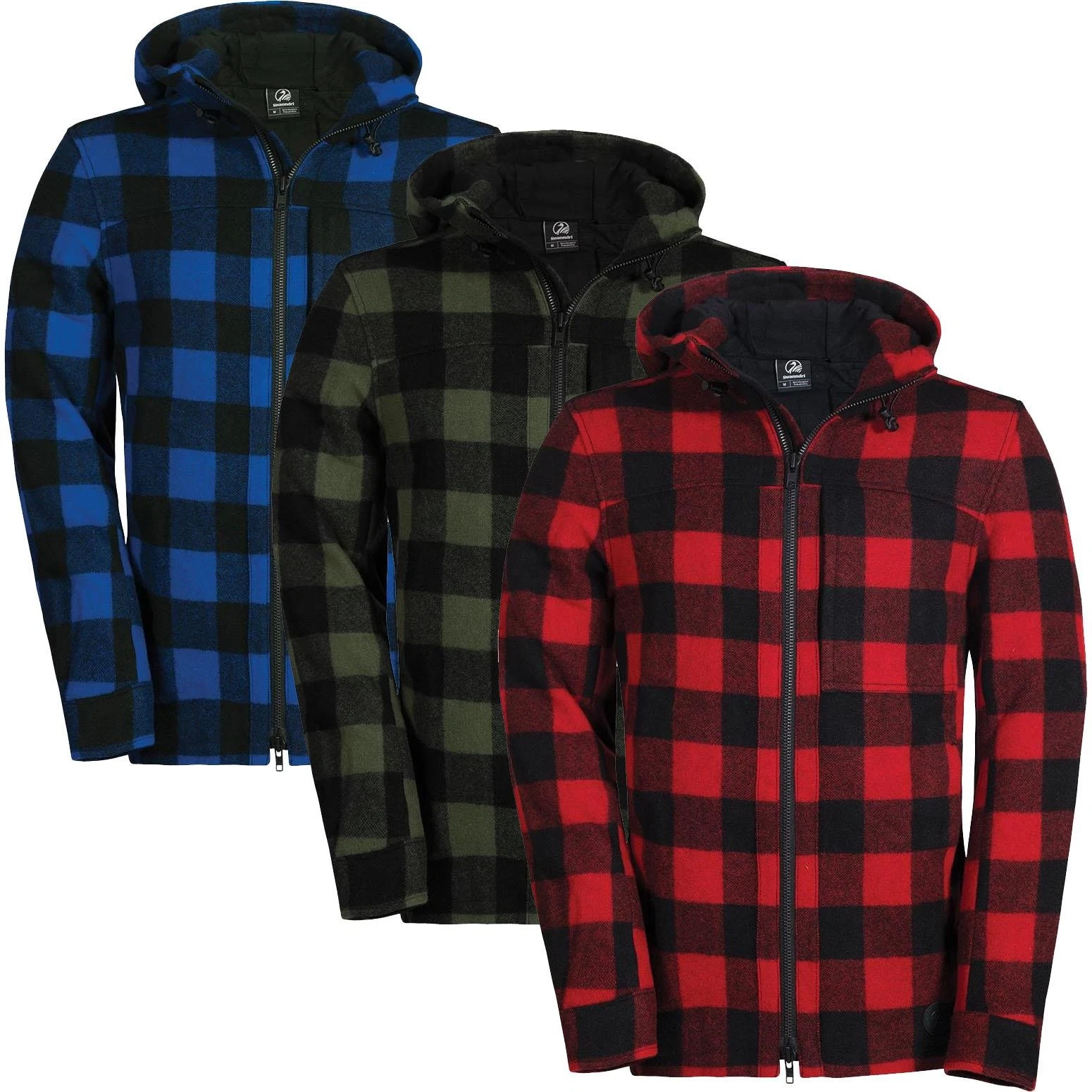 Swanndri Mens Hudson Wool Hoody Olive Green Black Small Medium Large XL XXL
Opens in a new window or