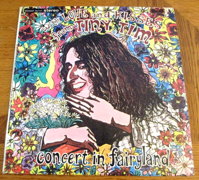 WITH LOVE AND KISSES FROM TINY TIM  '68 LP UltraSonic VG+ AMERICANA Outsider