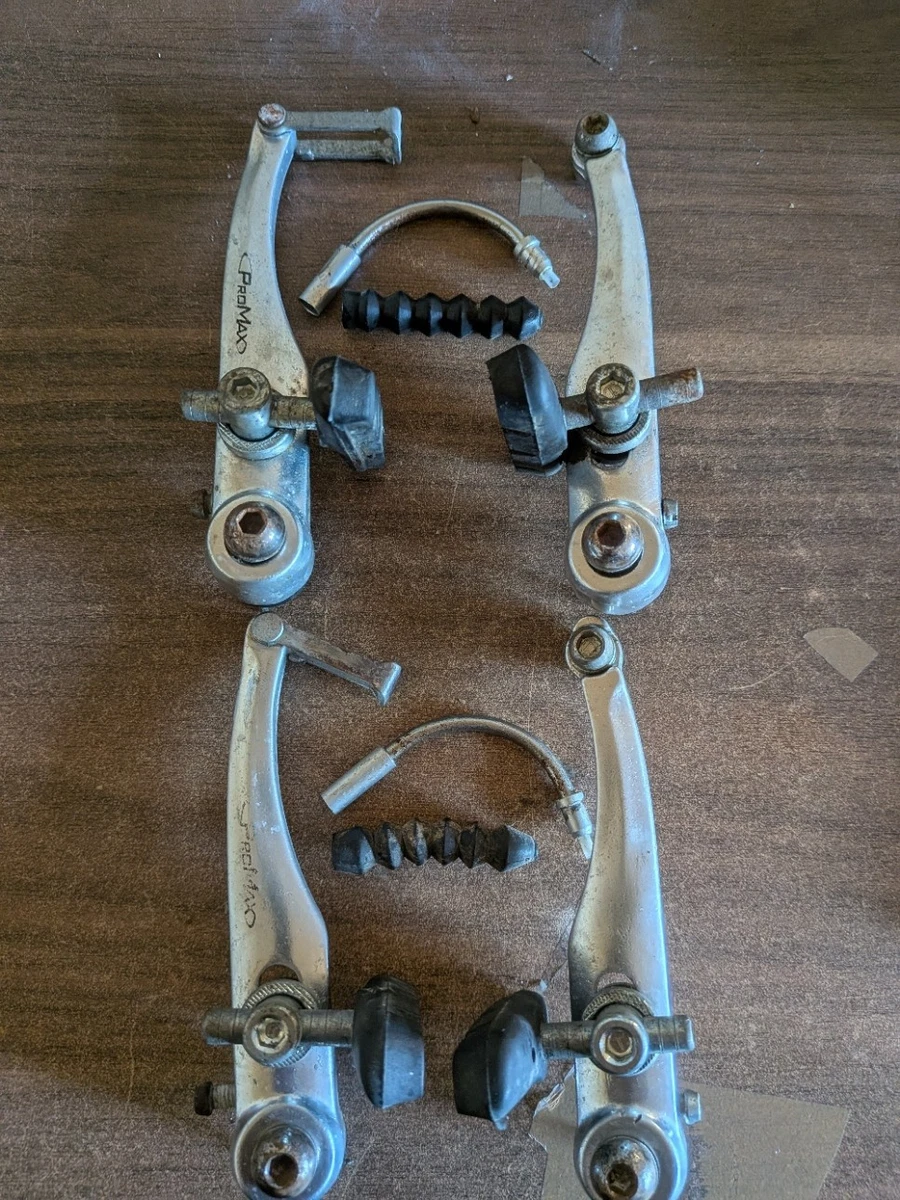 Paire d'étriers de frein VTT Newton V-brake alu argenté 110mm - Freinage vélo sur La Bécanerie