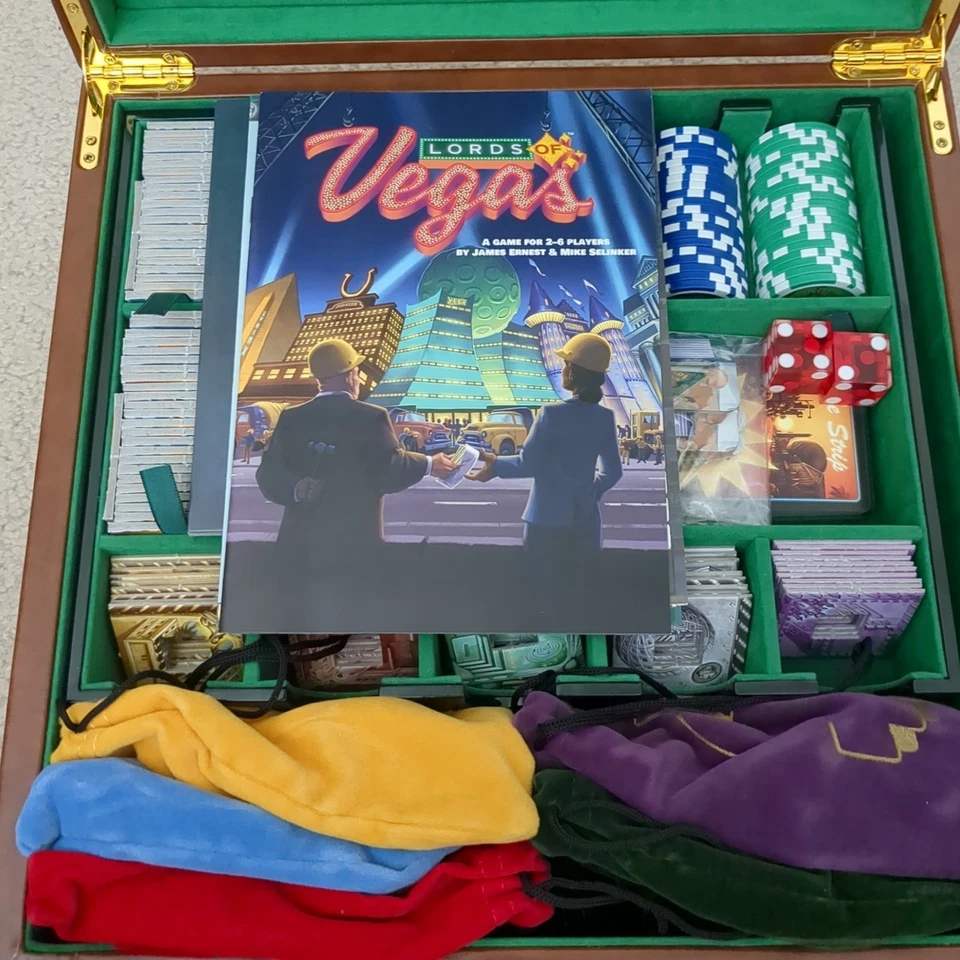 Lords of Vegas 10th Anniversary Boss Edition - Mayfair Games - MUY RARO y Fuera de Stock Foto 3 de 4