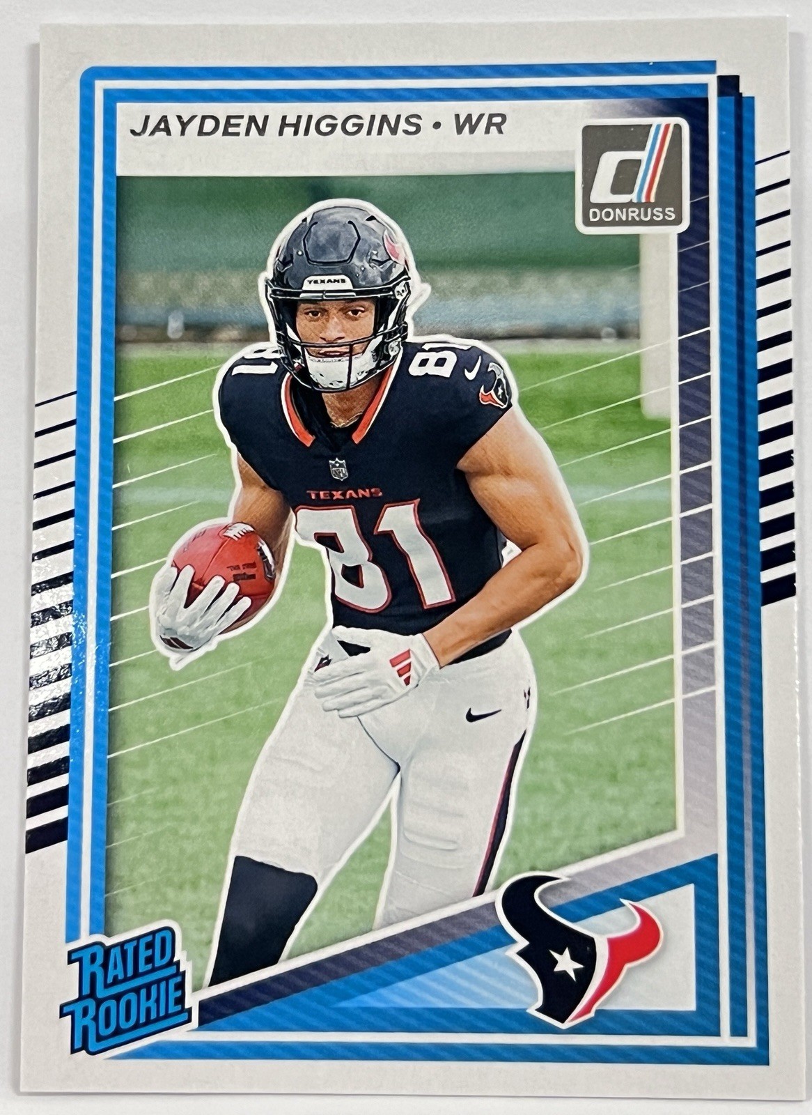 2025 Panini Donruss - Rated Rookie Jayden Higgins #334 (RC)
