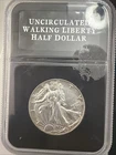 1942 Walking Liberty Half Dollar In Slab