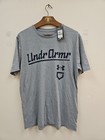 New Under Armour Shirt Men's Size Large New With Tags UA Baseball Script 
