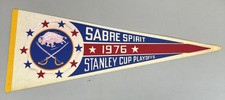 RARE New Old Stock Never Display 1976 Buffalo Sabres Spirit Stanley Cup Pennant