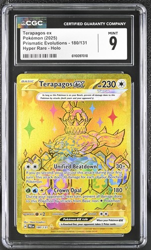 Terapagos ex graded CGC 9 for sale on eBay