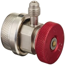 Yellow Jacket 41337 Automotive R-134a A/C Coupler, Hi-Side x 1/4" Male Flare