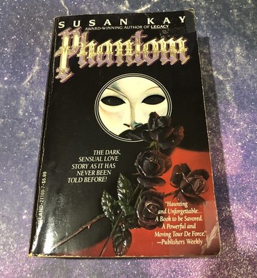 Phantom by Susan Kay 1993 Horror Paperback Book AS IS
