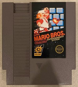 1988 NINTENDO NES CONTROL DECK CONSOLE BUNDLE W/ MARIO MATTEL CANADIAN BOX CIB