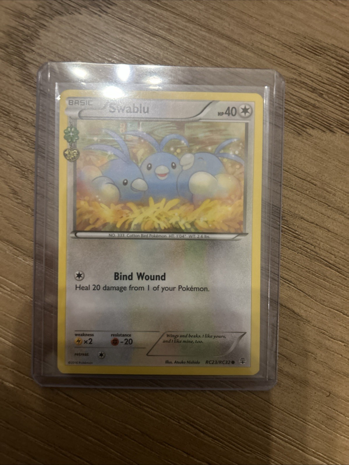Swablu Common GEN Generations: Radiant Collection RC23/RC32 LP