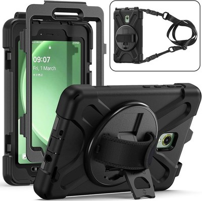 2024 Samsung Galaxy Tab Active5 8'' Case with 360° Stand, Shoulder Strap & Handle