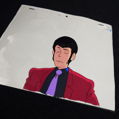 Lupin the Third Anime Cel Original Production Painting Animation Very Rare