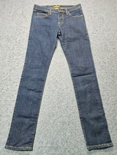 Soho Babe dark blue denim straight leg jeans women size 1 NWOT
