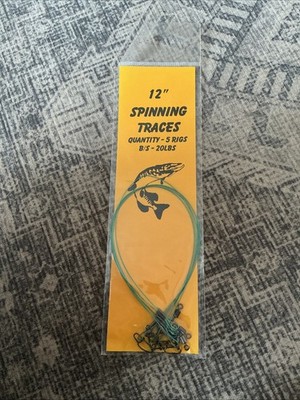 12  Spinning Trace Rig B/S 20lbs 5 pack