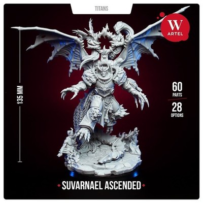 Suvarnael Ascended Artel W Chaos Thousand Sons Tzeentch Primarch Magnus Red