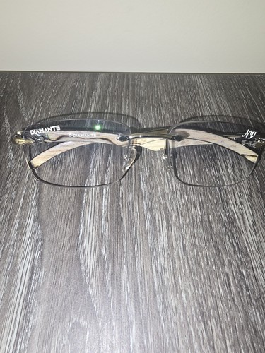 Diamante Eyeglasses Birdwing – White Wood