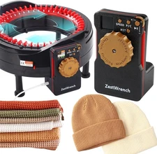 [2025 Upgrade] Electric Knitting Machine Adapter for Addi Express King Size Kni