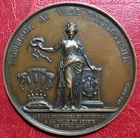 SWITZERLAND REPUBLIC OF GENEVA 1847 Homage to True Patriotism medal by BOVY