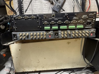 Crestron 2-Serie Control Processor w/C2COM-3 + C2ENET-1 Cards & Extron DA2 RGBHV