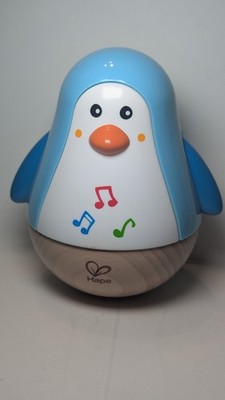Hape Wobbling Penguin Colorful Chimes Bell 5'' Infant Baby Toddler