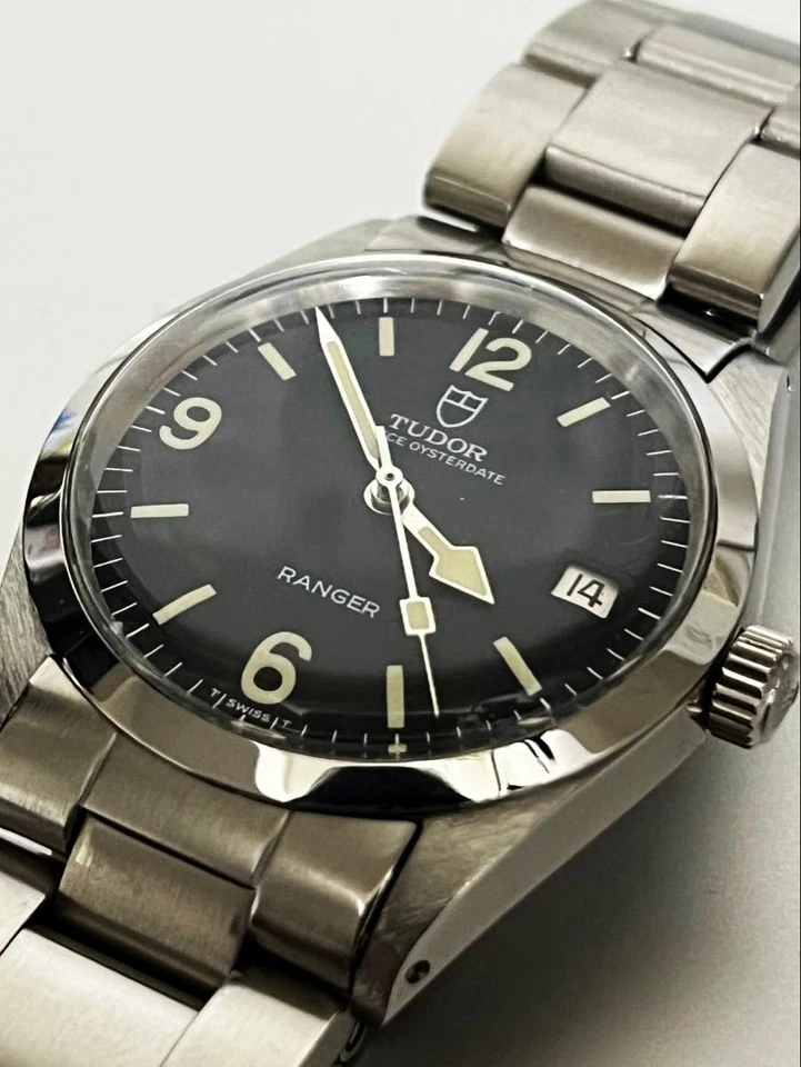 Reloj Tudor Ranger Ref.9050 Automático 34mm Esfera Negra Vintage Funcionando Foto 2 de 4