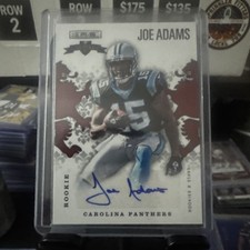 2012 Rookies & Stars - Rookie Crusade Joe Adams #34 Red Signatures /199 (AU, RC)