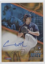 2021 Bowman's Best of Gold Lava Refractor 58/75 Casey Mize #B21-CM Auto 7c5