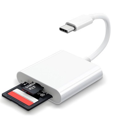 USB C SD Card Reader for iPhone 15 16/iPad/MacBook/Mac,Type C Memory Trail Ca...