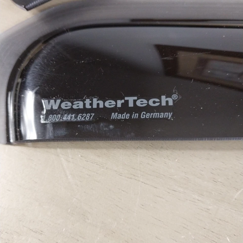 Weathertech Side Window Deflectors; Front and Rear; Dark Smoke(07-21 Tundra Crew - Image 3 of 4